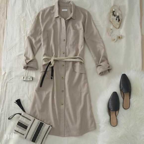 J Jill Natural Jute & Leather Double Wrap Belt - Picture 2 of 6